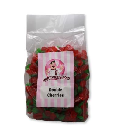 Double Cherries 1KG Share Bags Of Cherry Flavoured Jelly Sweets