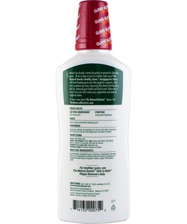 Natural Dentist Healthy Gums Antigingivitis Rinse, Peppermint Twist, 16.9 oz - 2 Pack - Buy Online on GoSupps.com