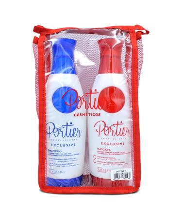 PORTIER EXCLUSIVE BRAZILIAN KERATIN BLOWOUT SMOOTHING TREATMENT 2x34 fl