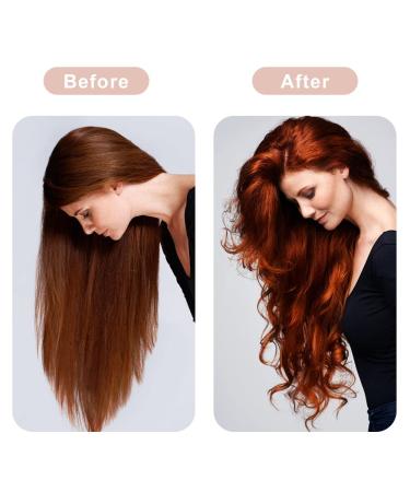 Heatless Curling Set - 2 Pieces Silk Curlers for Short & Long Hair DIY Night Curls in Leopard Pattern - Buy Online on GoSupps.com