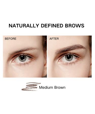 Buy Dual Ended Eyebrow Pencil with Spoolie Brush - Natural Grey for Perfectly Defined Brows International Shipping Available - Buy Online on GoSupps.com