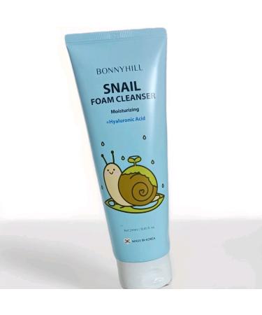 BONNYHILL Snail Foam Cleanser Moisturizing with Hyaluronic Acid 250ml / 8.45 fl. oz.
