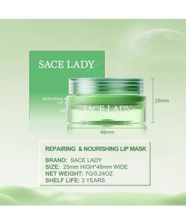 SACE LADY Repairing Lip Mask | Hydrating Overnight Lip Balm with Natural Plant Extracts | Heals Chapped & Cracked Lips | International Shipping - Buy Online on GoSupps.com