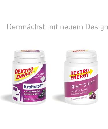 Dextro Energy Fuel Cassis + B Vitamins - 6x68g Pack | Quick Energy & Focus Boost - Buy Online on GoSupps.com