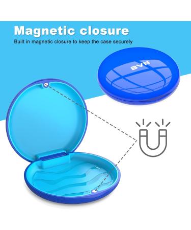 Dnom Bite Can: Durable Denture Container & Prosthesis Box with Silicone Mat - Perfect for Braces & Dental Care - Buy Online on GoSupps.com