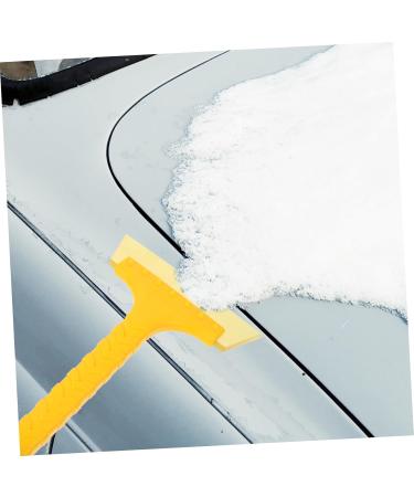 FRCOLOR Yellow Ice Scraper & Snow Remover for Cars - Windshield Deicer & Snow Shovel - 34x16x1.5CM - Buy Online on GoSupps.com