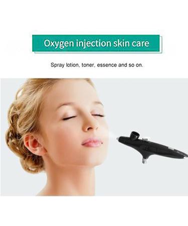 Oxygen Facial Airbrush Portable Makeup Skin Care Toner Nano Mist Sprayer Device for Beauty Art Painting (Black Set) - Buy Online on GoSupps.com