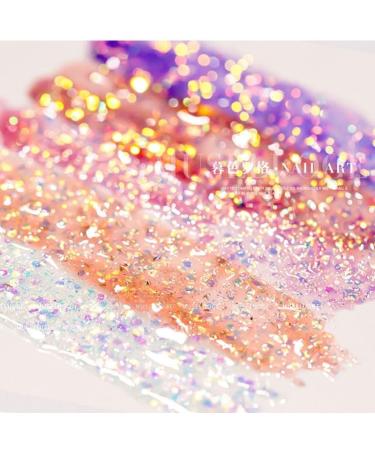 Mermaid Star Sea Diamond Gel Polish 8colors Nail Gel Soak Off Uv Gel Varnish Hybrid Manicure Auroras Shining Nail Art Gel - Nail Gel - - (Color: 2) - Buy Online on GoSupps.com