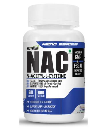 NutriJa N-Acetyl CYSTEINE (NAC) (600 MG) - 60 Capsules