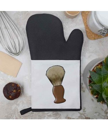 Azeeda Shaving Brush Oven Glove/Mitt - High-Quality Heat Protection for Safe Cooking | International Shipping Available - Buy Online on GoSupps.com