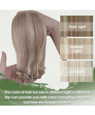 Buy Hetto Real Hair Clip-In Extensions - Ash Blonde #18/613 - 35 cm Remy Clip-Ins for Hair Recovery - Hot Sales Product! - Buy Online on GoSupps.com