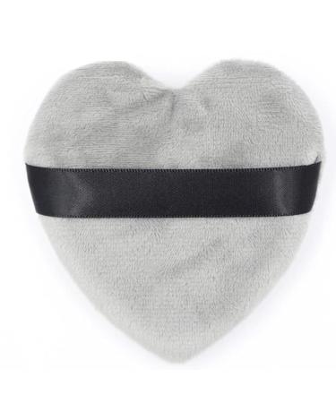 Makeup Puffs Large Powder Puffs Cotton Velour Love Shape Powder Puff with Strap Sponges Makeup Tool