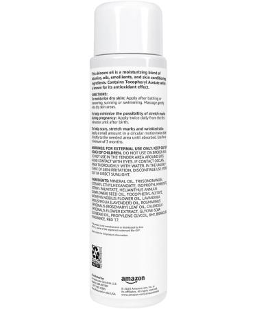 Amazon Basics Moisturizing Skincare Oil with Vitamins A & E - 6.7 Fl Oz - Nourishing Hydration for Glowing Skin - Buy Online on GoSupps.com