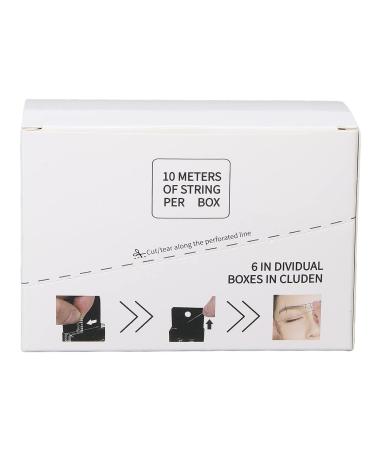 6 Pieces Eyebrow Mapping Cord for Microblading | Precision Measuring Threads for Perfect Eyebrow Shaping | Essential Accessories in White - Buy Online on GoSupps.com