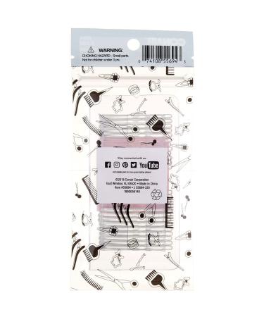 Conair Clear Bobby Pins - Metal-Free Hair Pins 25 Ct - Buy Online on GoSupps.com