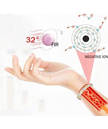 4000 Ions Lymphatic Drainage Magnet Bracelet (2 Pack) - Energy Boosting Anti-Swelling for Men & Women - Ideal for Weight Management - Buy Online on GoSupps.com