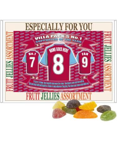 The Villa Personalised Football Shirt Gift Boxed Team-Aston Sweets - Buy Online on GoSupps.com