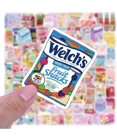 Cute Food and Drink Stickers - 100pcs Kawaii Korean Stickers for Water Bottles, Laptop, Scrapbook, Daily Planner - Ideal for Kids, Teens, Boys, Girls, and Adults - Buy Online on GoSupps.com