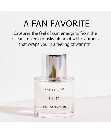 Lake & Skye 11 11 Eau de Parfum Spray Long Lasting Fragrance 1.7 fl oz (50 ml) - Sheer & Uplifting Scent 1.7 Fl Oz (Pack of 1) - Buy Online on GoSupps.com