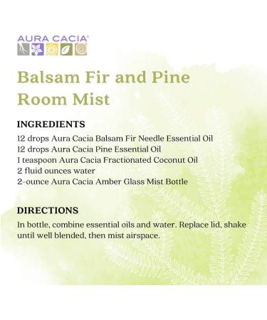 Aura Cacia Balsam Fir Needle Essential Oil 15ml | GC/MS Tested for Purity | Buy Internationally - Buy Online on GoSupps.com