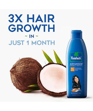 Parachute Advansed Coconut Hair Oil 300ml (Free 75ml) (Ship from India) - Buy Online on GoSupps.com