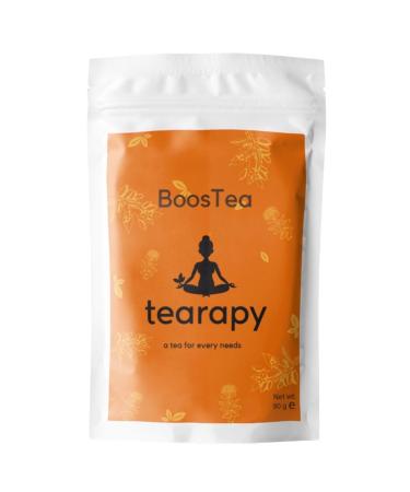 tearapy BoosTea Energy Tea | Oolong and Herbal Tea Blend Help with Tiredness and Fatigue | All Natural 90gram Energy Booster Loose Leaf Tea | UK Product