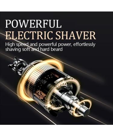 Men's Mini Electric Shaver - Wet/Dry Washable Razor with Fast Charging & Digital Display - Portable Car Mounted Blade for Travel - Buy Online on GoSupps.com