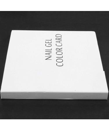 Jiklophg 120 Colors Manicure Tool New False Nail Color Book Color Display Nail Art Gel Polish Color Card Nail Color Chart Practice Board-03 - Buy Online on GoSupps.com