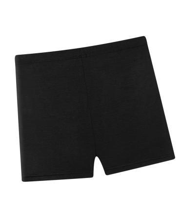 Maternity Shorts Modal Maternity Leggings Shorts High Elasticity Adjustable Waist Belt Pregnancy Shorts for Lounge Sports Yoga (Black) L Black