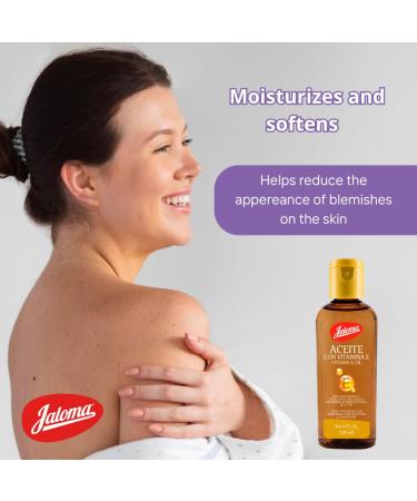Jaloma Vitamin E Oil Antioxidant and Moisturizer Oil Nourishes and Protects Your Skin 4 Fo - Buy Online on GoSupps.com