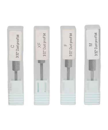 4 Pieces Nail Tungsten Carbide Drill Bits Accessories Vers Manicure Heads Remover Head Tungsten Steel Nail Art Glue - Buy Online on GoSupps.com