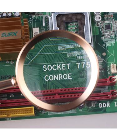 XENITE Handheld Magnifying Glass 85mm Glass Lens Gold Handheld Reading 5 Times OfficeProducts Magnifier - Buy Online on GoSupps.com