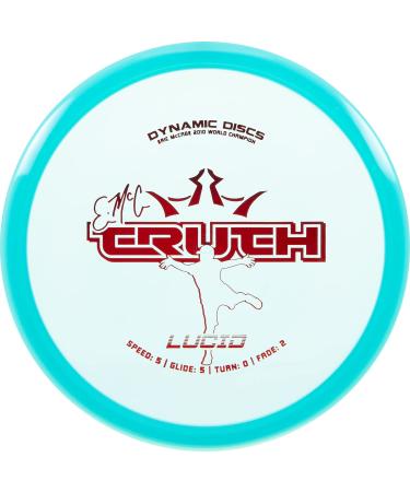 Dynamic Discs Lucid Emac Truth | Disc Golf Midrange Disc | Straight Flying Frisbee Golf Midrange Turquoise