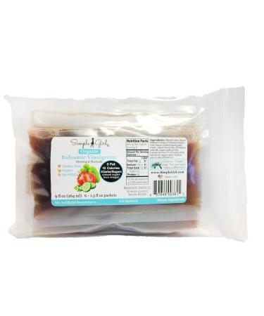Simple Girl Balsamic Vinaigrette Salad Dressing Single Servings (6 Individual Packets) - Buy Online on GoSupps.com