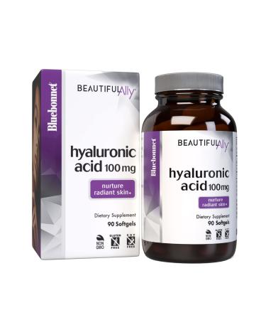 Bluebonnet Nutrition Beautiful Ally Hyaluronic Acid 100 mg 90 Softgels