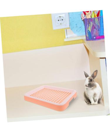 BESPORTBLE Box Hamster Toilet Rabbit Litter Tray Ferret Automatic Cat Litter Tray Sifting Litter Tray Pink Pp 24.50X19.50X3.00CM Pink - Buy Online on GoSupps.com