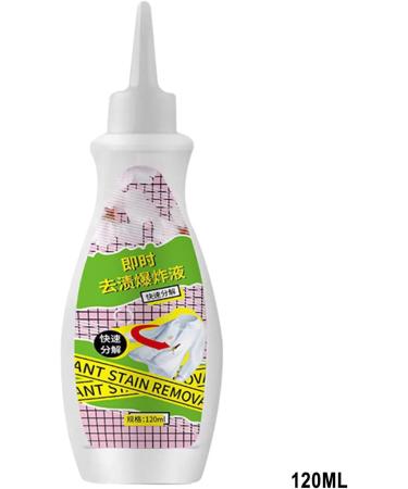 Spot Remover for Clothes Efficient Large Capacity Spray and Wash Stain Remover 120ml | Grease and Blood Stain Remover for Clothes Stain Remover for Fabric Hats Oil Red Wine Ink Armpit Foccar - Buy Online on GoSupps.com