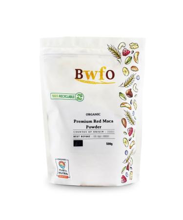 Organic Premium Red Maca Powder 500g (BWFO) - Buy Online on GoSupps.com