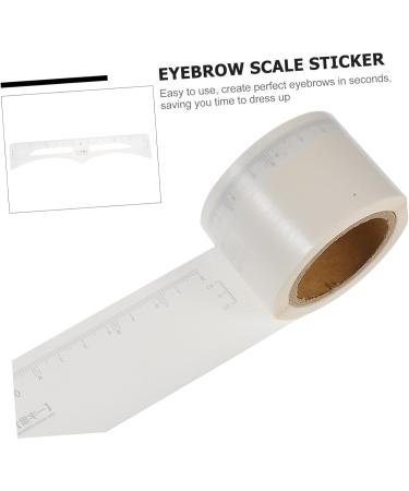 FOMIYES Disposable Eyebrow Measurer 3 rolls Style Practical for Scale Beginners Minutes Woman Eyebrow Makeup Auxiliary Professionals 1 count (Pack of 1) White 2x3pcs - Buy Online on GoSupps.com