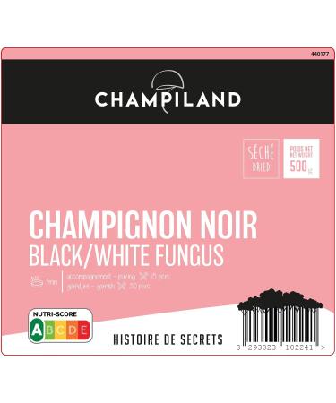 Champiland - Dried Black Mushroom - Selected Mushrooms - Hand Sorted in South West France - Exceptional Flavor - Rich in Pro - Buy Online on GoSupps.com