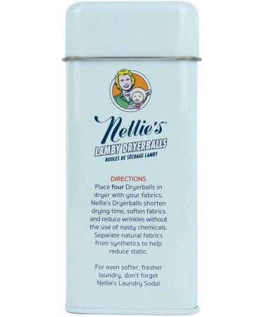 Nellie's Lamby Dryer Balls - 4 Pack | Eco-Friendly Laundry Solution - Buy Online on GoSupps.com