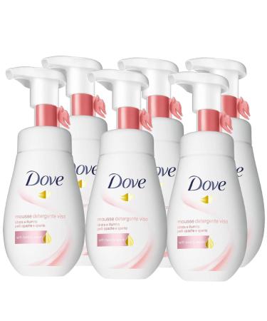 Dove Dove Facial Cleansing Mousse 160ml (6 Moisturizing and Brightening Facial Mousse for Dull and Lack Skin)