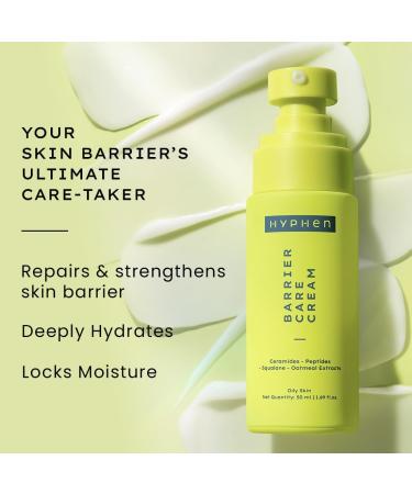 Hy_phen Barrier Care Face Cream - Peptides & Ceramides Moisturizer for Normal & Dry Skin | Deep Hydration for Men & Women | 50ml - Buy Online on GoSupps.com