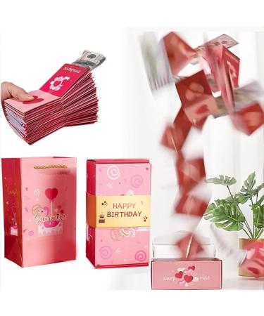 Generic Happy Birthday Surprising Boxes Bouncing Red Envelope Gift Boxes for Family Friend Neighbor Gift 16pcs Bounce Boxes Gift Boxes Gift Bags Pink HAPPY BIRTHDY - Buy Online on GoSupps.com