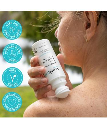 Workvie Lidocaine Roll On Pain Relief Cream 2pk Maximum Strength - Arnica Menthol Aloe Vera - Soothing Relief for Muscles and Joints - Sensitive Skin Friendly - Buy Online on GoSupps.com