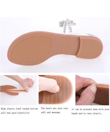 Women's Orthopedic Bunion Corrector Sandals - Summer Rhinestone Slip-On Wedge - Open Toe Breathable Flip Flops for Beach & Plantar Fasciitis - 5 Colors Including Pink - Buy Online on GoSupps.com