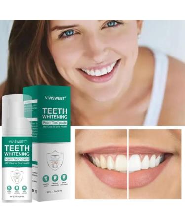 Teeth Whitening Foam Toothpaste - Deep Oral Care 2.11 Fl Oz | Best International Shipping - Buy Online on GoSupps.com