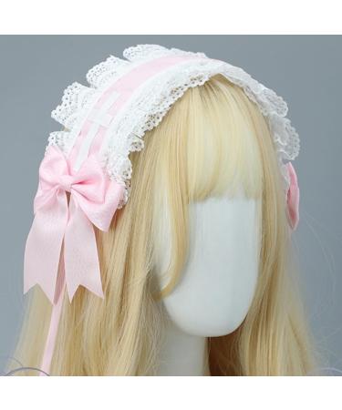 Limtula Women Multilayered Lace Headdress with Lovely Lace Delicate Headband Cosplay Nurse Hair Clip Photo s Beige - Buy Online on GoSupps.com