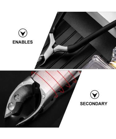 Baluue 1pc Leather Nail Trimmer Manicure Tools Cuticle Shaver Nail Dead Skin Scissor Major Suite - Buy Online on GoSupps.com
