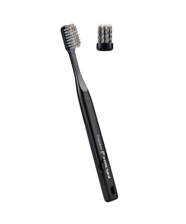 Toothbrush Shark Spiral Soft Toothbrush Spiral Bristles for Plaque Removal and Sensitive Gums Deep Cleaning Implant Toothbrush (1 Pack)